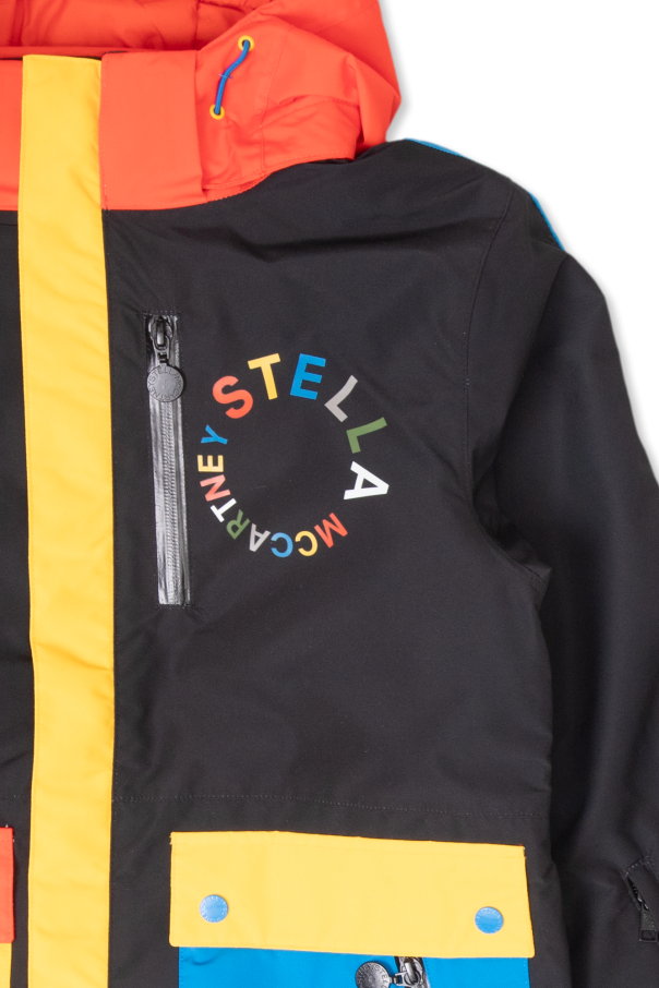 Stella McCartney Kids Ski jacket with logo
