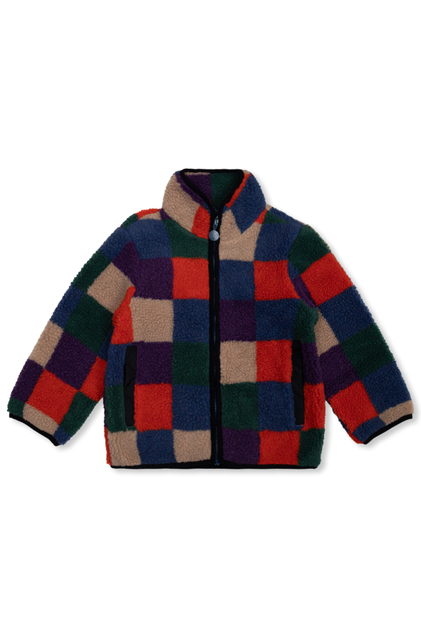 Stella hat McCartney Kids Fleece sweatshirt with standing collar