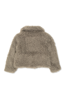 Stella McCartney Kids GREY Faux Fur Jacket