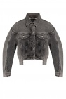 AllSaints GREY ‘Two Tone’ denim jacket