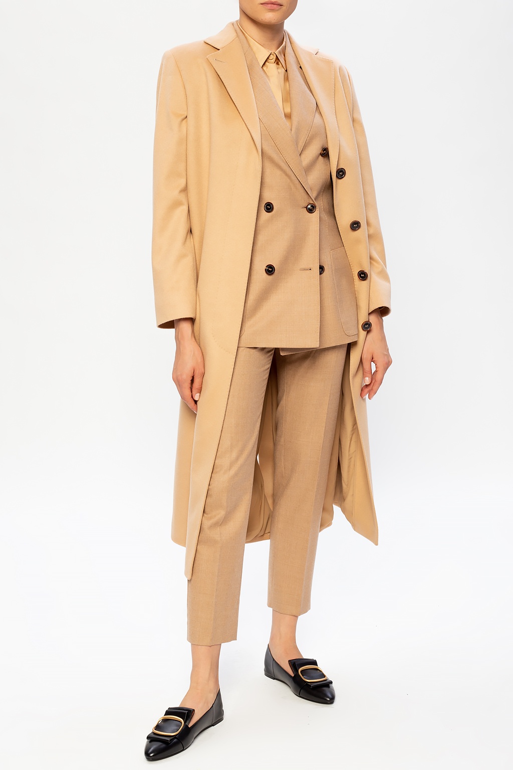 Women's Jacket Blazer Double Petto Casual Belt Elegant – LE STYLE DE PARIS