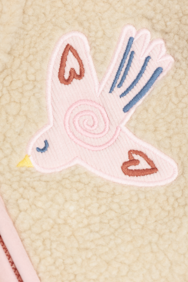 Stella McCartney Kids Felljacke mit Stehkragen