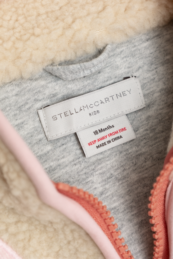 Stella McCartney Kids Felljacke mit Stehkragen