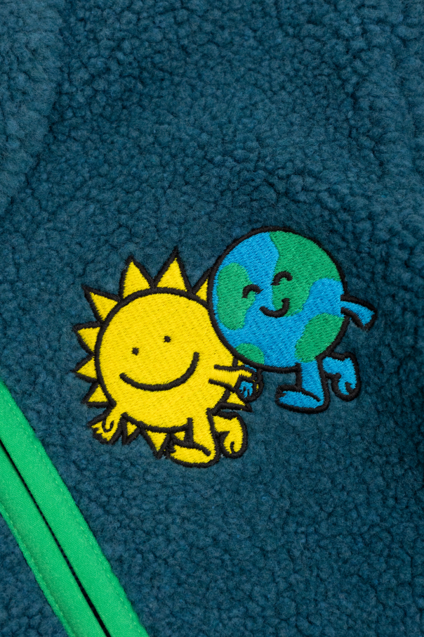 Stella McCartney Kids Fleece mit Stickerei