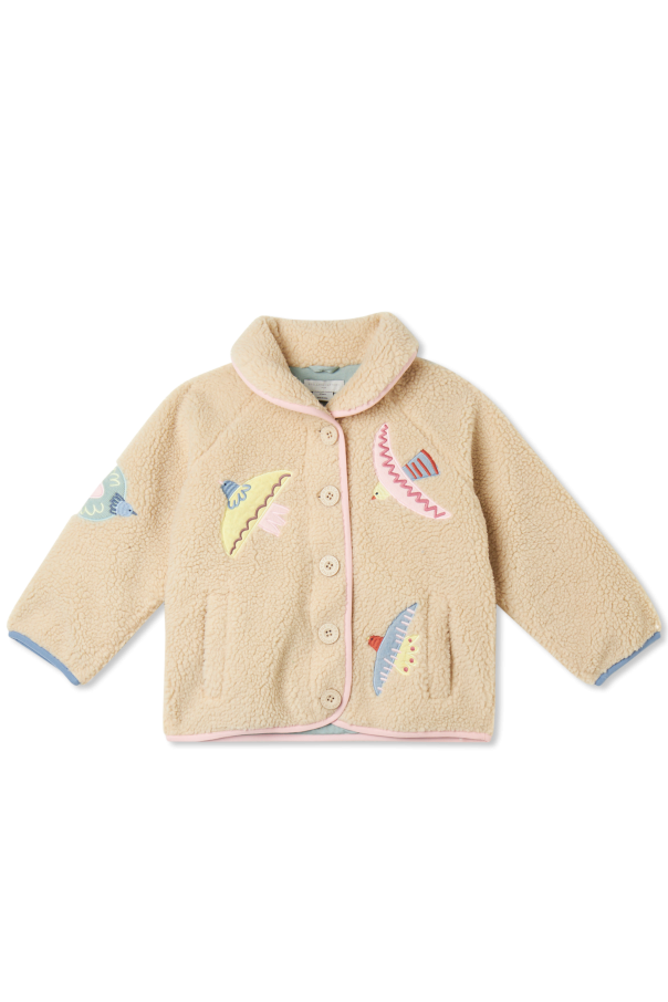Fleece with embroidery od Stella McCartney Kids