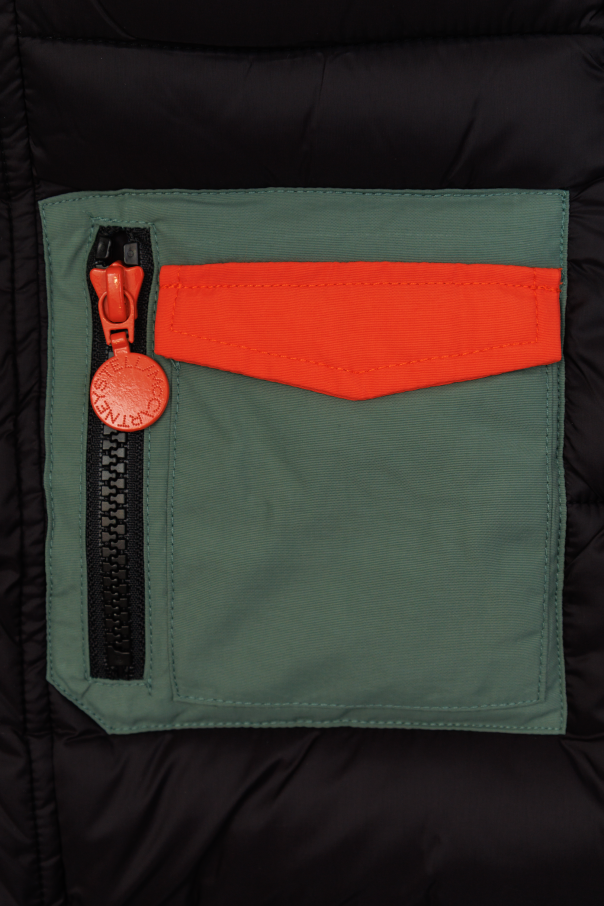 Stella McCartney Kids Chaqueta acolchada con logo