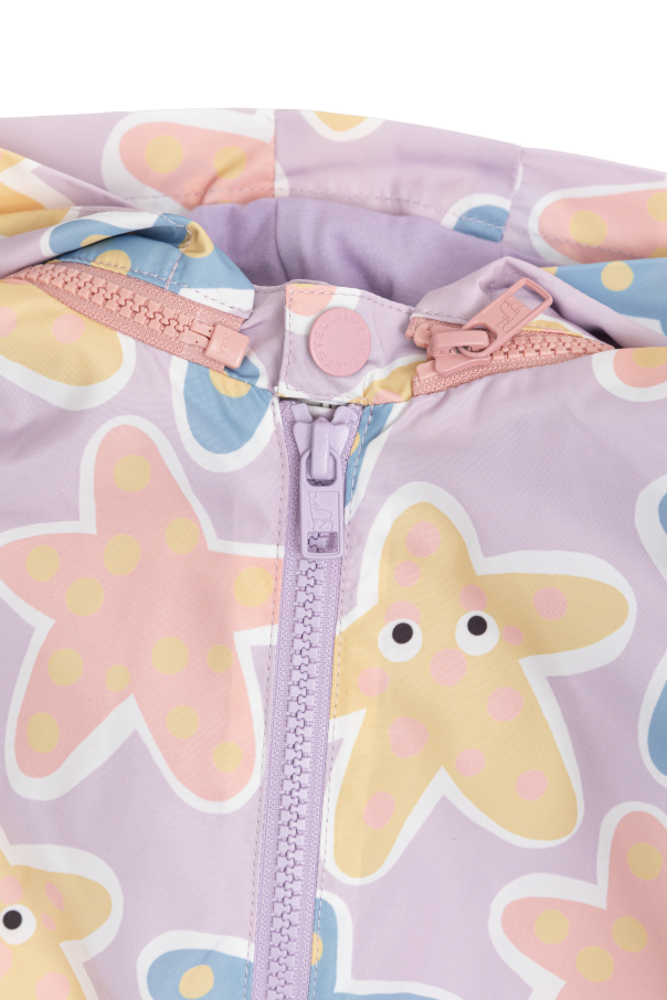 Stella McCartney Kids Jacke mit abnehmbarer Kapuze