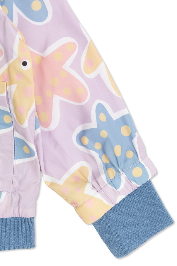 Stella McCartney Kids Jacke mit abnehmbarer Kapuze