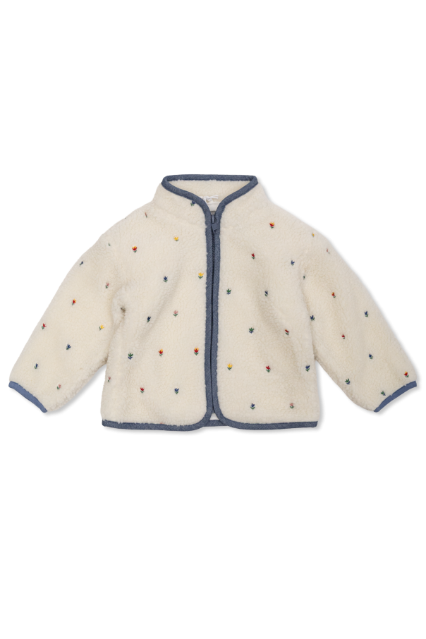 Fleece sweatshirt with floral motif od Stella McCartney Kids