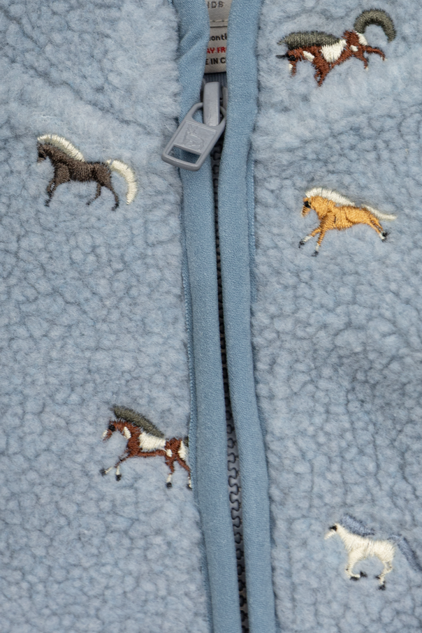Stella McCartney Kids Polar z kolorowym haftem