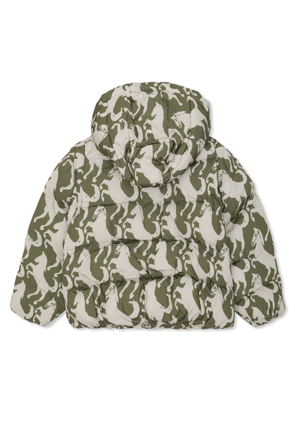 Stella McCartney Kids Ocieplana kurtka z kapturem