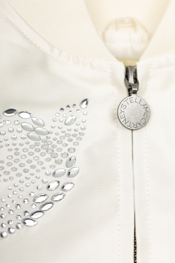 Stella McCartney Kids Bomberjacke mit glänzenden Pailletten