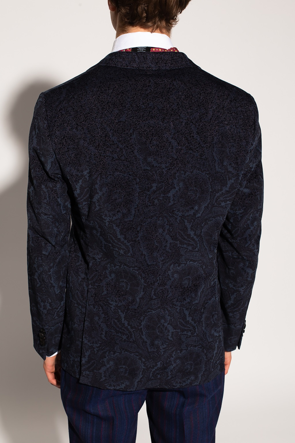 Etro Velvet blazer with notch lapels