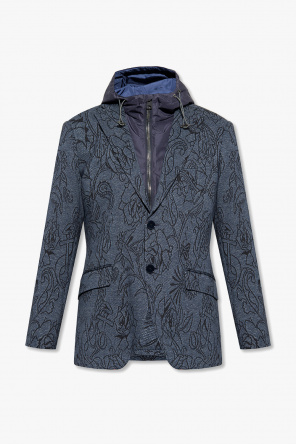 Two-layered blazer with hood od Etro