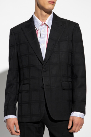 Etro Checked single-breasted blazer