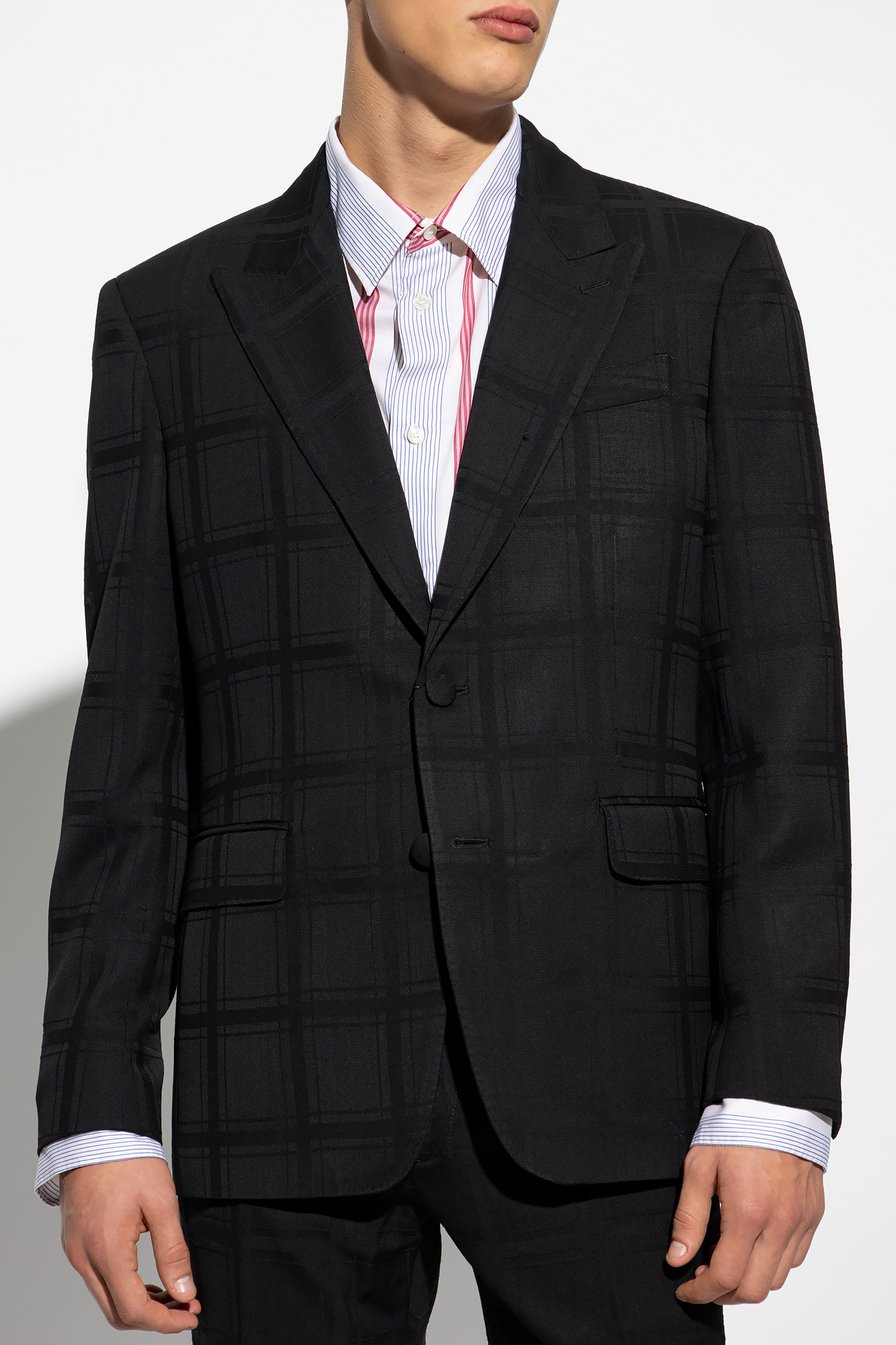 Etro Checked single-breasted blazer