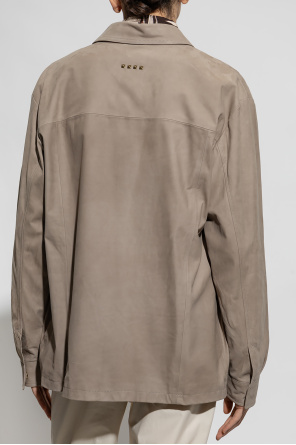 Etro Leather Tunic jacket