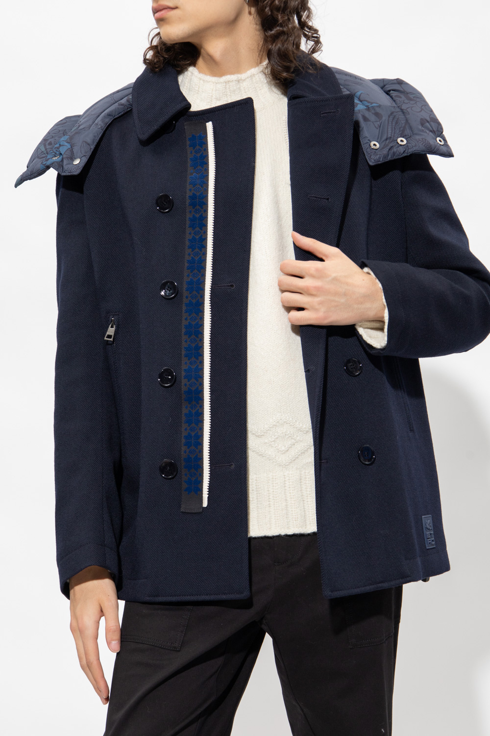 Etro Hooded wool coat