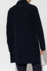 Etro NAVY BLUE Jacquard coat