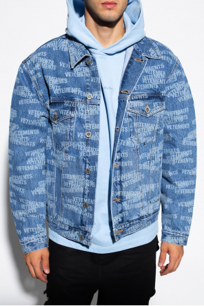 VETEMENTS Denim jacket with logo