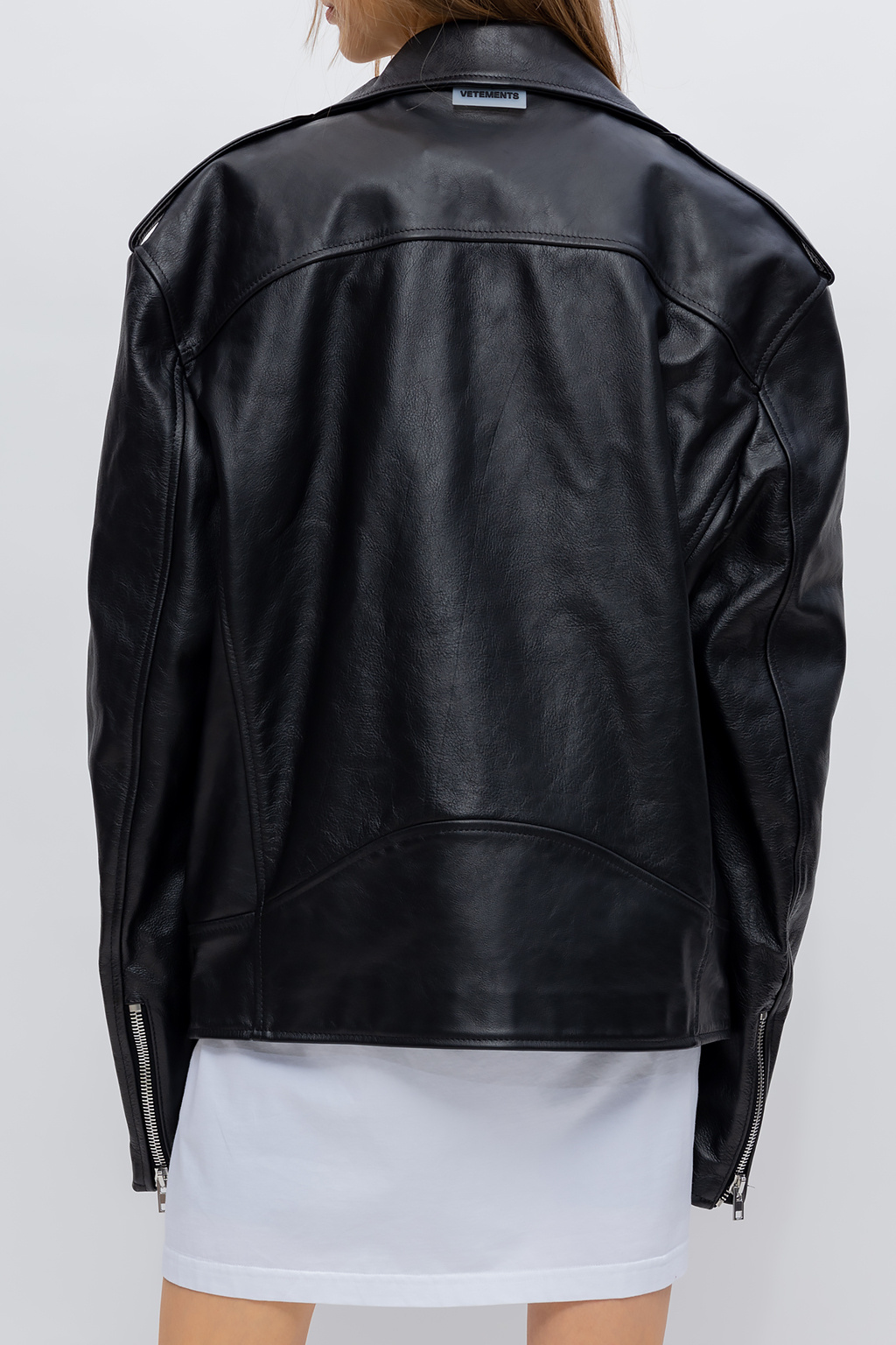 VETEMENTS Leather biker rick jacket