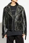 VETEMENTS GREY Leather Jacket