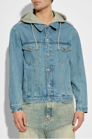 VETEMENTS Chaqueta vaquera con capucha