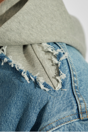 VETEMENTS Chaqueta vaquera con capucha