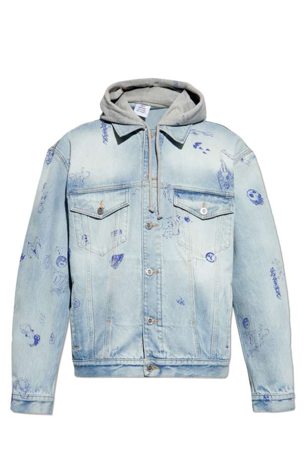 VETEMENTS Chaqueta vaquera