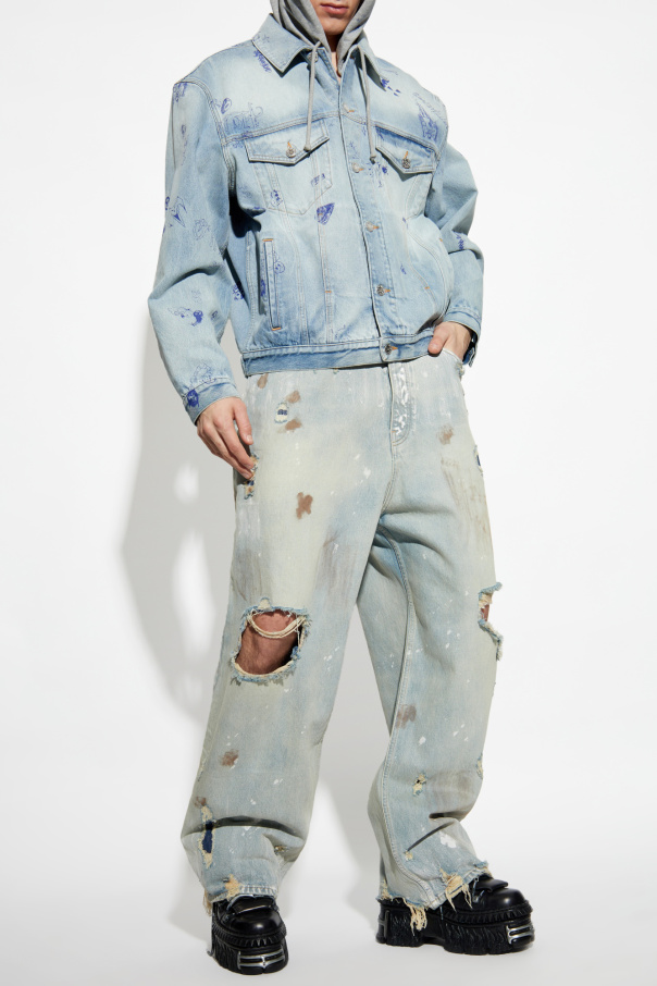 VETEMENTS Chaqueta vaquera