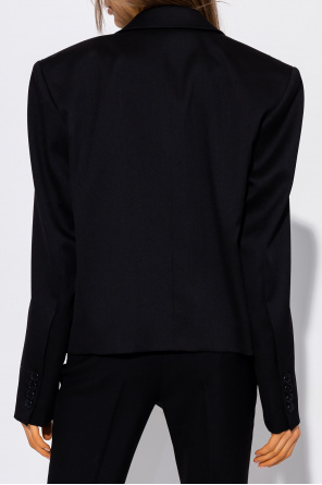 Slim Fit Checkered Shirt Oversize cropped blazer