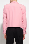 Ami Alexandre Mattiussi Cropped blazer with contrasting lapels