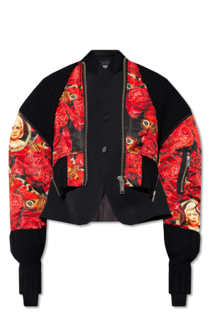 Jacket with floral motif od Undercover