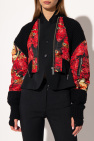 Undercover BLACK jacket with floral motif