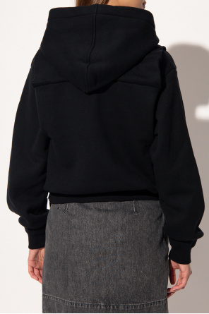Undercover crops Hoodie with zippers