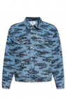 VETEMENTS Crop Global Button-Up Shirt