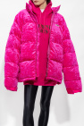 VETEMENTS PINK Velour down jacket