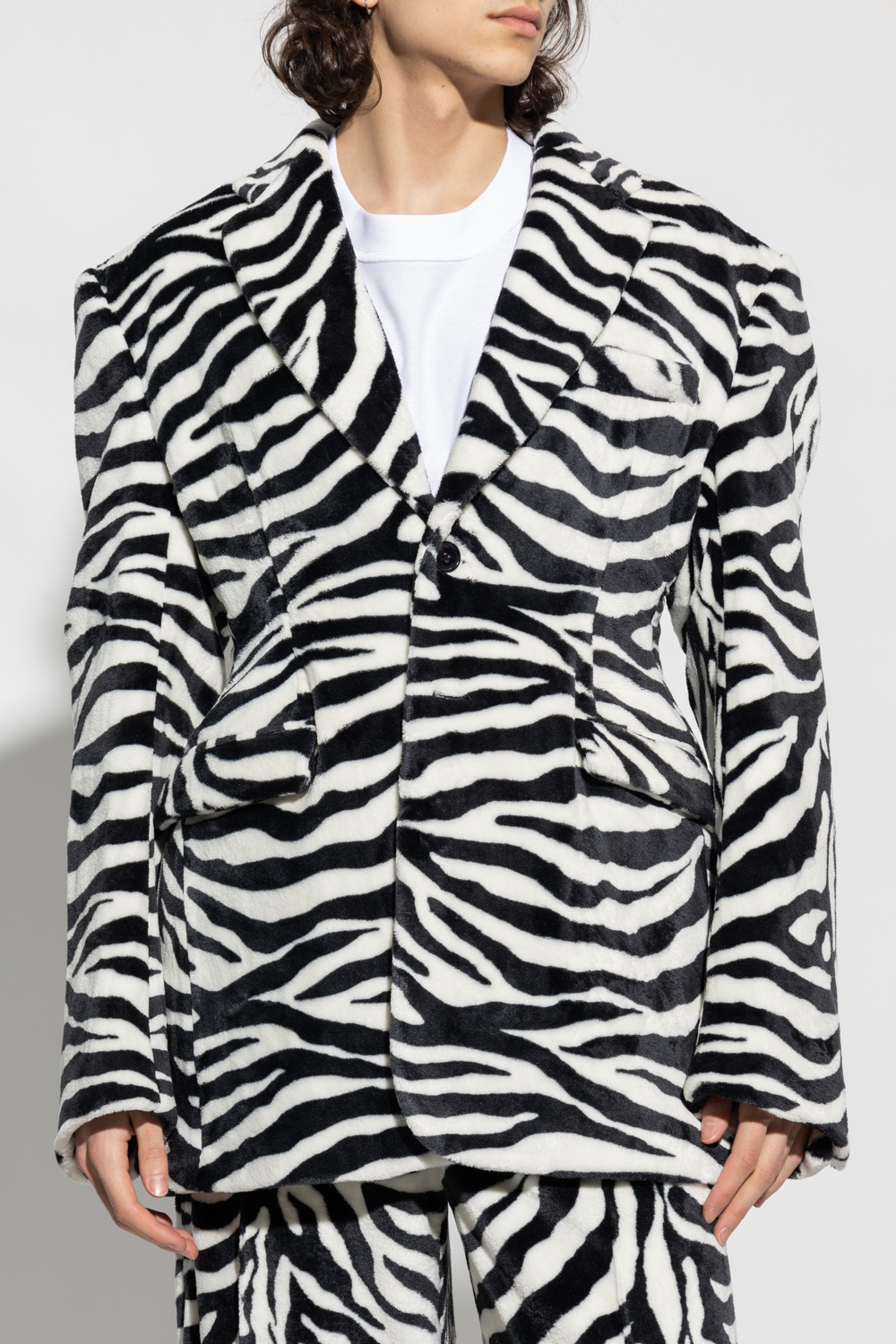 VETEMENTS Blazer with animal motif