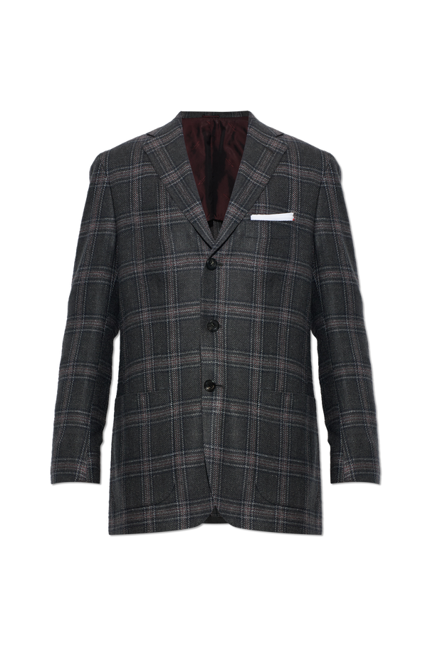 Check-pattern blazer od Kiton