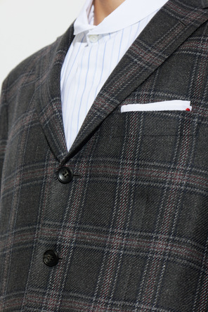Kiton Chaqueta con estampado de cuadros