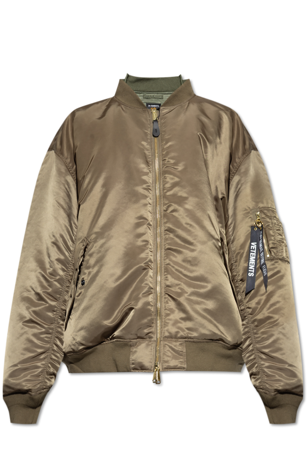 Oversized reversible "bomber" jacket od VETEMENTS