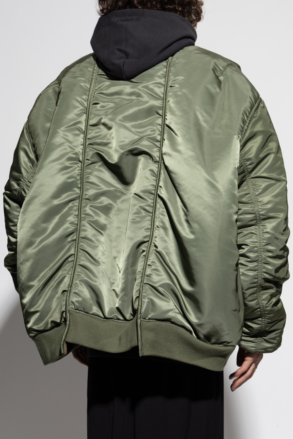 VETEMENTS Oversized reversible "bomber" jacket