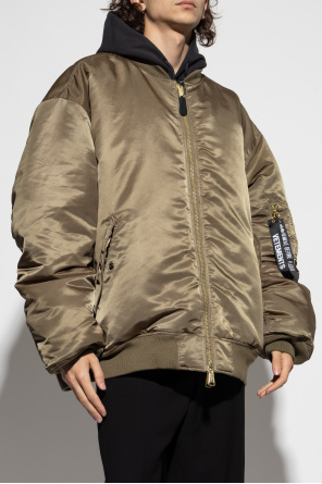 VETEMENTS Oversized reversible "bomber" jacket