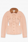 Ulla Johnson PINK ‘The Odette’ denim jacket