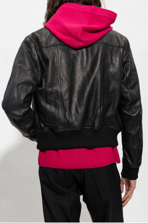 Ami Alexandre Mattiussi Leather jacket