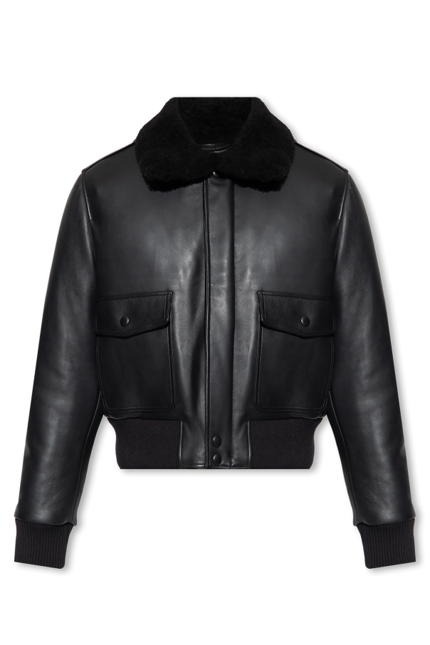 Leather jacket od T-shirt Perles Magnifique