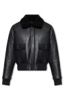 Ami Alexandre Mattiussi BLACK Leather jacket