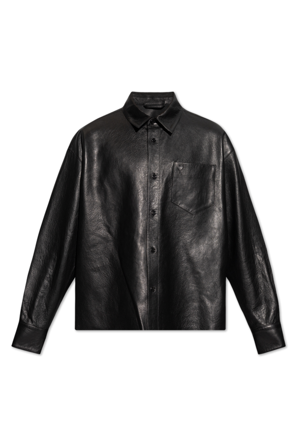 Ami Alexandre Mattiussi Leather Shirt