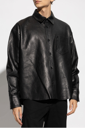 Ami Alexandre Mattiussi Leather Shirt