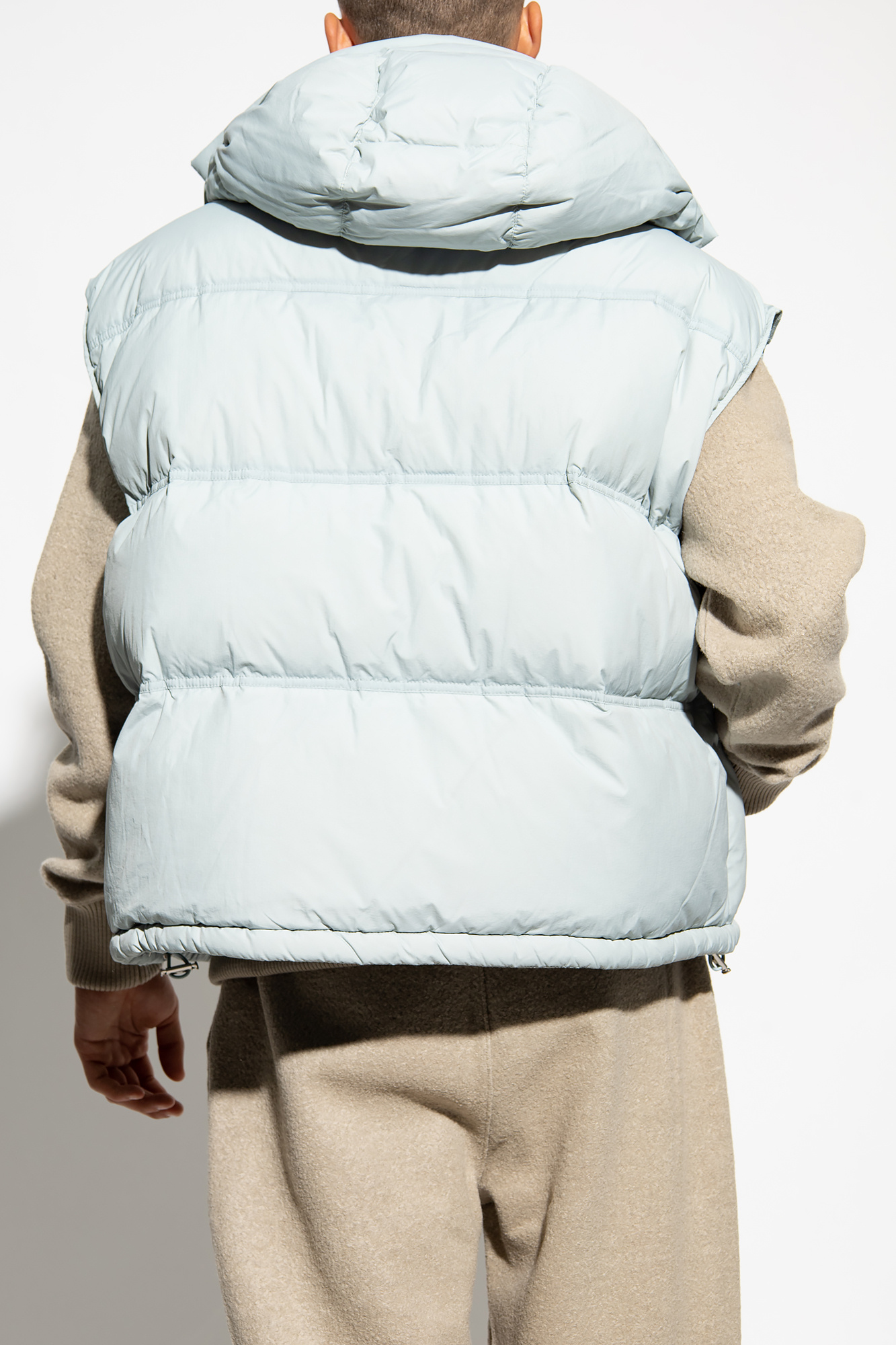 Kangol Sleeve Polo Sweat-shirt Vest with detachable hood